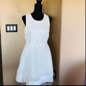cocktail dress New with tags sleeveless net white